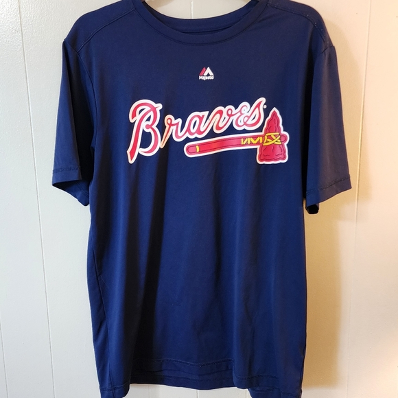 Majestic Cool Base "Atlanta Braves Freddie Freeman" Team T-Shirt (Medium) - Picture 2 of 8